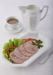 breakfast of ham