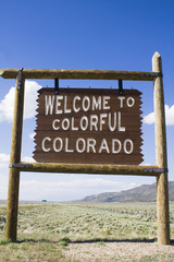 Wecome to Colorado sign