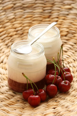 cherry jogurt