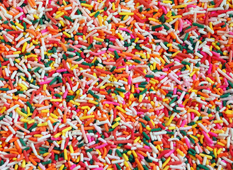 Colourful sprinkles