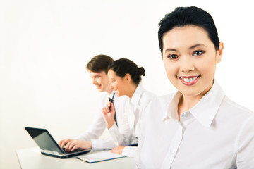 Obraz premium Business leader