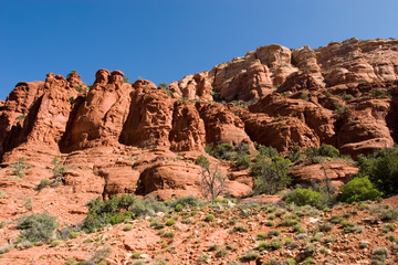 Scenic red rocks in Sedona