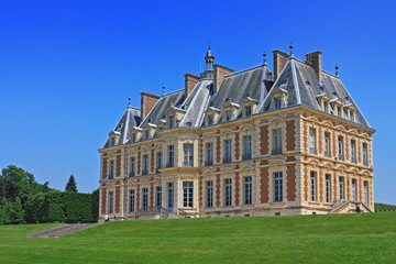 Fototapeta na wymiar Chateau du parc de Sceaux