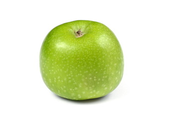 Green apple isolated