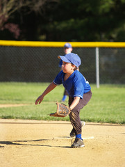 little league baseball player