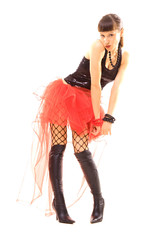 confused pretty woman