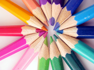 circle made od pencil