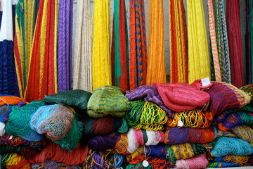 Kleurrijke Mexicaanse hangmatten