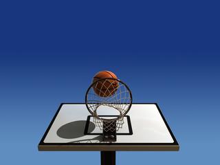 Naklejka premium Basketball