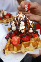 Waffles in Brussels