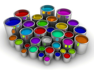 Paint cans 3