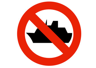 Interdiction aux navires (détouré)