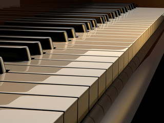 Fototapeta premium Piano keys