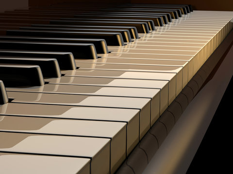 Piano keys
