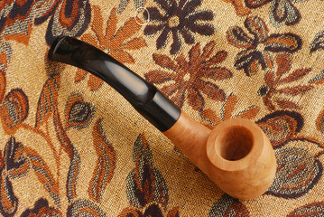 old hand carved tobacco pipe