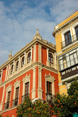 Fototapeta na wymiar Seville Buildings
