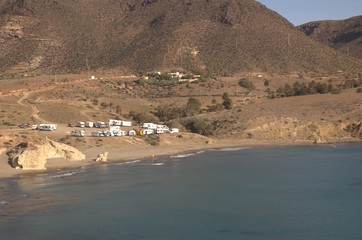 Fototapeta na wymiar Playa el peñón