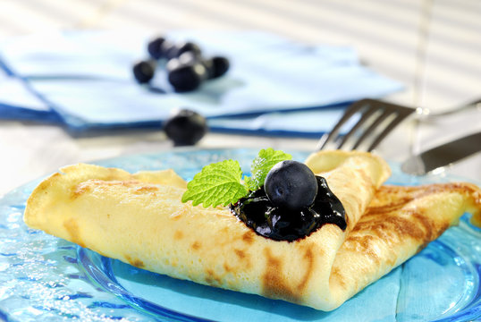 Blaubeerpfannkuchen