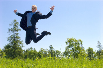 Jumping man