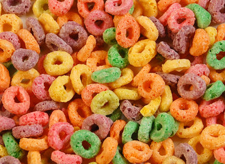 Colourful cereal