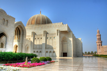 Fototapeta na wymiar Meczet w Muscat, Oman