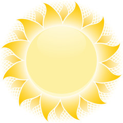 soleil mosaïque vectoriel