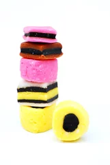 Peel and stick wall murals Sweets liquorice sweets