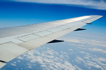 Obraz premium Airplane wing
