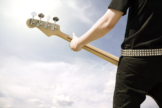 play on guitar
