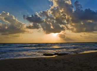 beach sunset