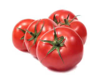 Red tomatoes.