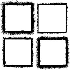 abstract grunge borders - different designs