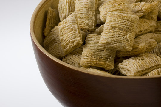 Bowl Of Shredded Wheat Cereal