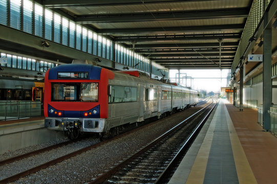 Train at station