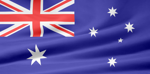 Fototapeta premium Australische Flagge