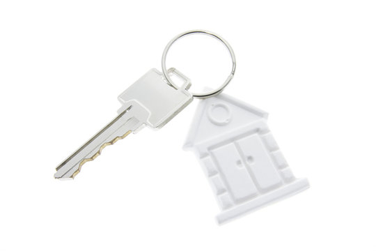 House Symbol Key Ring