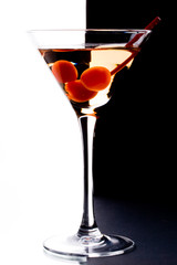 Martini in a glass