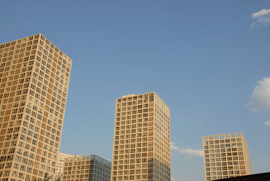 modern building in downtown of Beijing