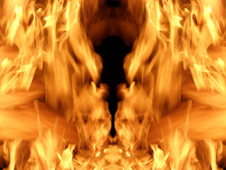Flames or fire