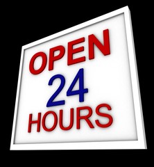 Open 24hrs