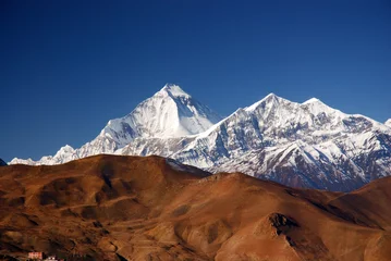 Deurstickers Annapurna Annapurna-reeks