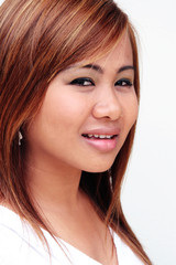 Naklejka premium Asian face