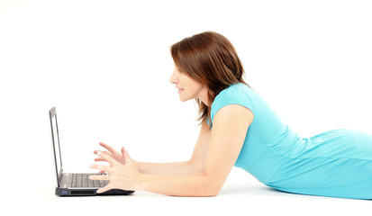 Naklejka premium compu woman 3