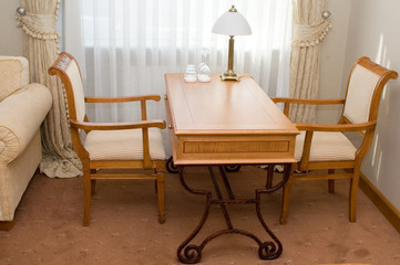 Table and chairs