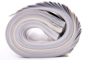 Rolled magazines