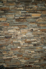 Structure of a flat stone