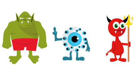 Illustration of a monsters