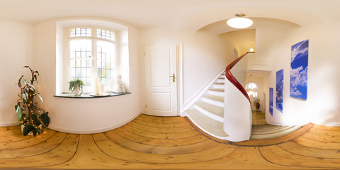 Treppenhaus 360 grad Panorama