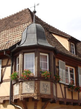 Maison &agrave; Colombages &agrave; Andlau (Alsace, Bas-Rhin)