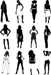 Fashion women. Vector illustration